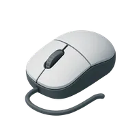 3D isometric icon of Computer Mouse
