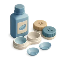 3D isometric icon of Contact Lenses