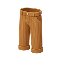 3D isometric icon of Corduroy Pants