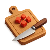 3D isometric icon of Cutting Board