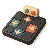3D isometric icon of Dance Mat
