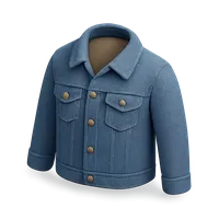 3D isometric icon of Denim Jacket