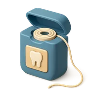 3D isometric icon of Dental Floss