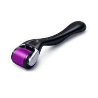 Dermaroller isometric 3D icon for skincare, microneedling, beauty, and wellness visuals