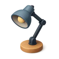 3D isometric icon of Desk lamp