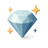 3D isometric icon of Diamond