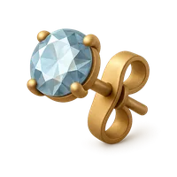 3D isometric icon of Diamond Earring
