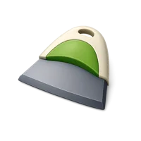 Dish Scraper isometric 3D icon for kitchen cleaning and cookware tool visuals