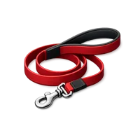 Dog leash isometric 3D icon for pet care, dog walking, and animal accessory content