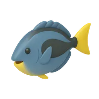 Isometric 3D icon of a dory