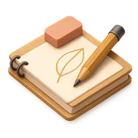 Isometric 3D icon of a drawing pad