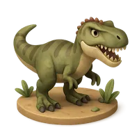 Giganotosaurus dinosaur rendering