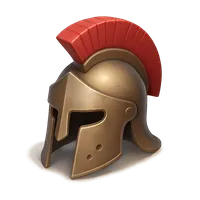 Ancient Roman gladiator helmet
