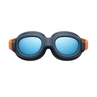 Goggles front-facing 3D UI icon for swimming, sports, and fitness interfaces