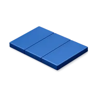 Isometric 3D gym mat icon for fitness, gymnastics, and training visuals