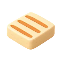 Isometric 3D icon of Halloumi 