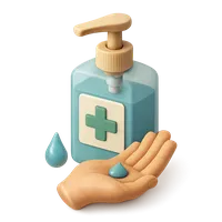 Isometric 3D icon of Hand Sanitizer 