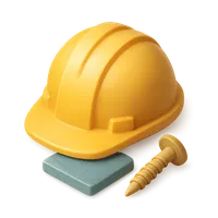 Isometric 3D icon of Hard Hat 