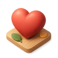 Isometric 3D icon of Heart 