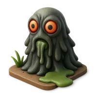 Isometric 3D icon of Hedorah 