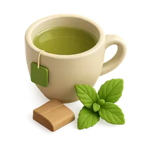 Isometric 3D icon of Herbal Tea 