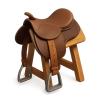 Isometric 3D icon of Horse Saddle 