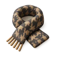 Isometric 3D icon of Houndstooth Scarf 