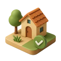 Isometric 3D icon of House 