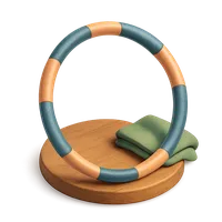 Isometric 3D icon of Hula Hoop 