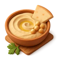 Isometric 3D icon of Hummus 