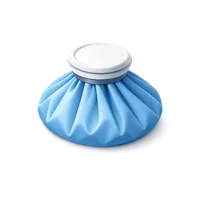 Isometric 3D Ice Bag icon for kitchen, beverage, freezer, and cold storage designs