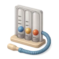 Isometric 3D icon of Incentive Spirometer 