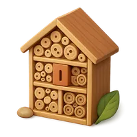 Isometric 3D icon of Insect Hotel 