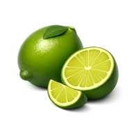 Lime isometric 3D icon for food, fruit, grocery, and fresh produce themed designs