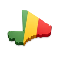 Mali isometric 3D icon for travel, geography, and country-themed designs