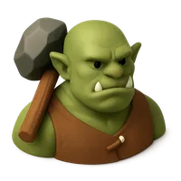 Isometric 3D icon of Ogre, including keywords: ogre.