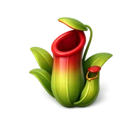 Isometric 3D pitcher plant icon inspired by nepenthes, free to download for botany and nature themed designs.