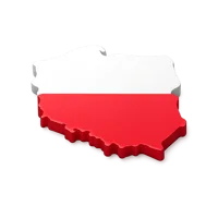 Poland isometric 3D icon for country, travel, geography, and European themed designs