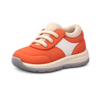 Front-facing running shoe 3D icon in a premium non-isometric style for fitness and sports UI design