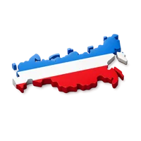 Russia isometric 3D icon for country, geography, and travel related designs