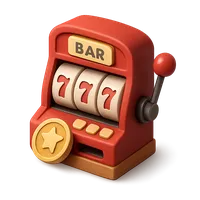 Isometric 3D icon of Slot Machine, including keywords: slot, machine.