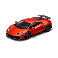 Isometric 3D supercar icon for free download, ideal for luxury car, racing, and automotive design projects.