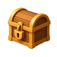 Isometric 3D icon of Treasure Chest, including keywords: treasure, chest.