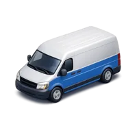 Isometric 3D van icon, free download for transport, delivery, and fleet design projects.