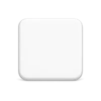 White square 3D icon in a premium front-facing UI style, free to download for design systems and interface projects.