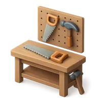 Isometric 3D icon of a work lamp, stylized vector illustration for digital icon sets