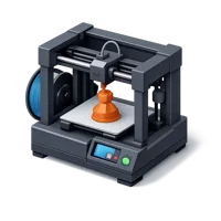 3D Printer 3D icon