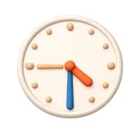 4:30 Time 3D icon