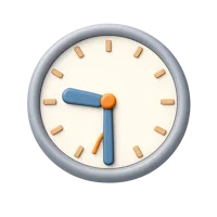 9:30 Clock 3D icon