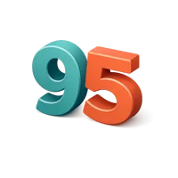 95 3D icon